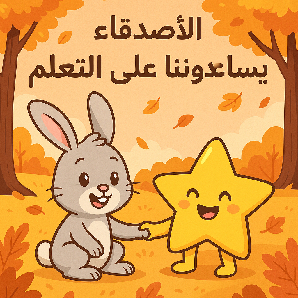 🍁 الأصدقاء يساعدوننا على التعلّم 🌟